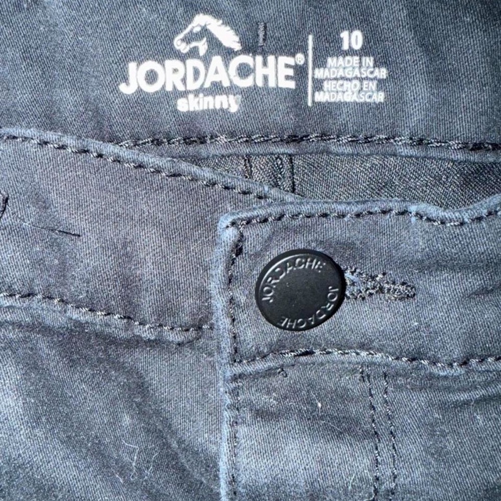 Jordache girls Dark Wash Skinny Jeans in size 10 - Picture 4 of 6
